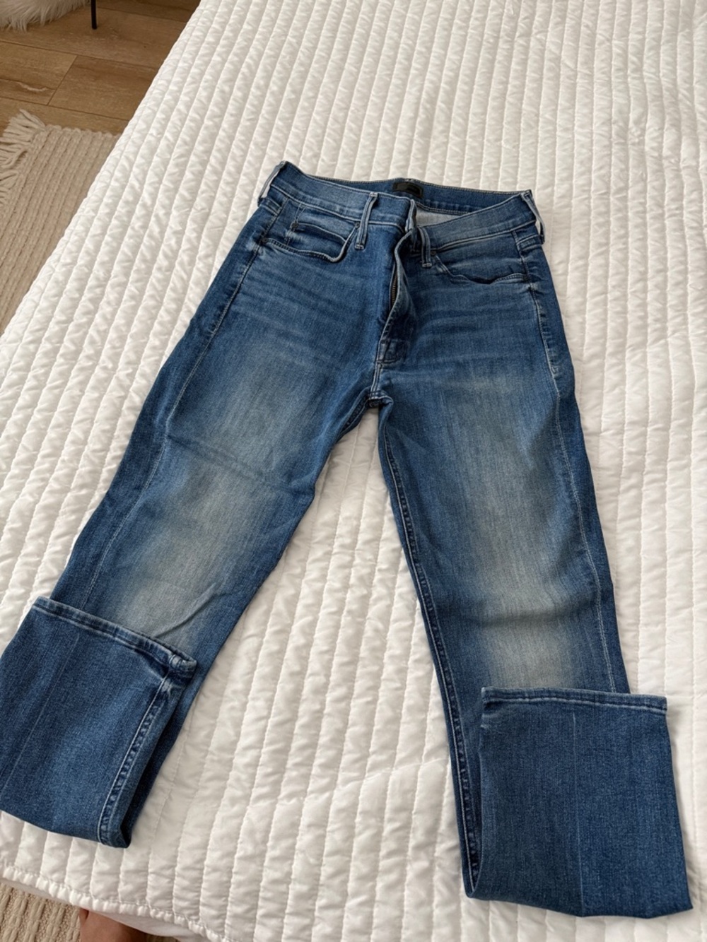 MOTHER Blue Denim Jeans Size 28